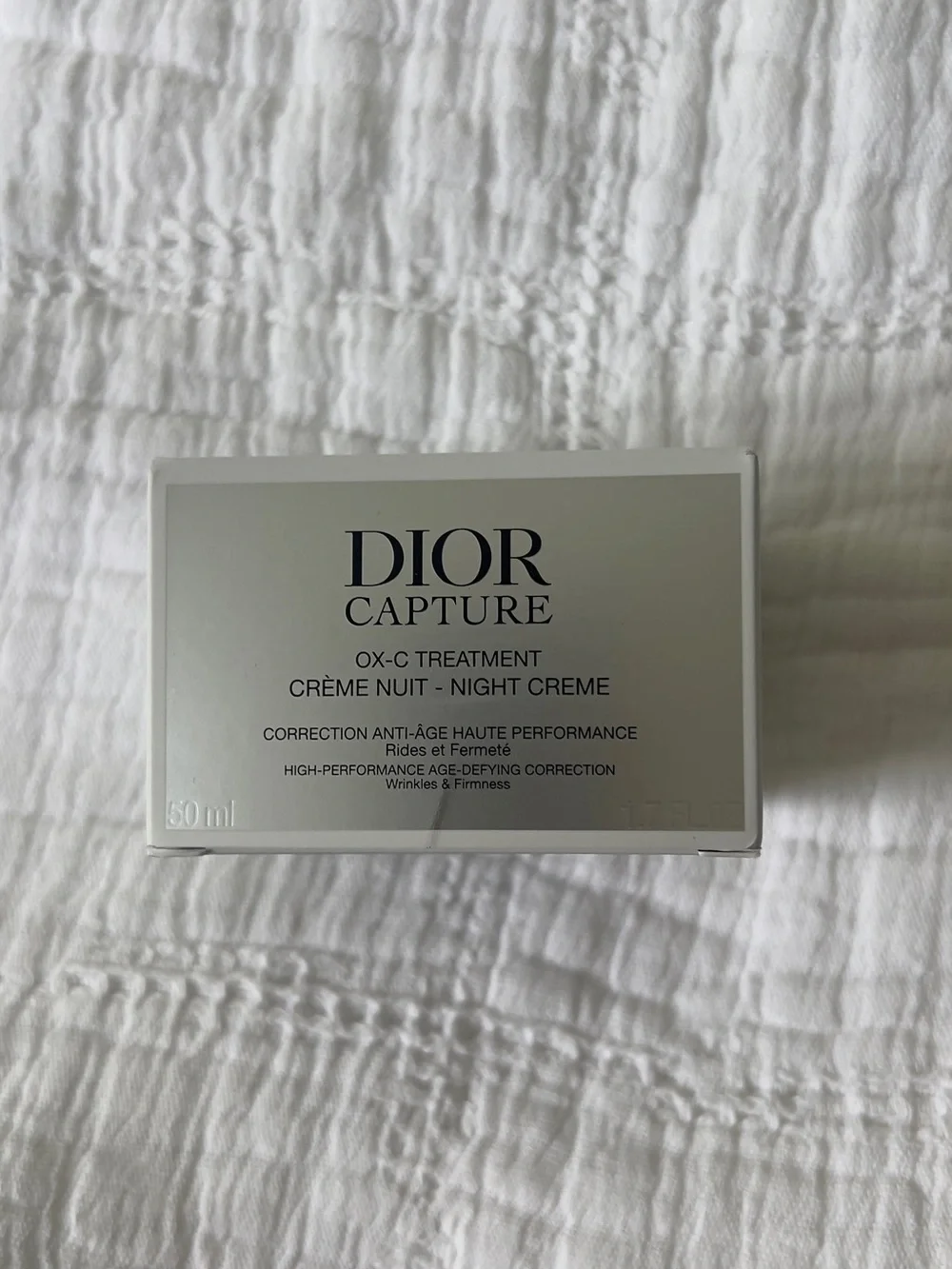 Dior Capture OX-C Night Crème — Black and Silver